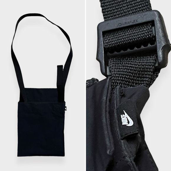 Nike Cargo Parka Small Black Waterproof Long Hooded Rain Jacket Cinch Waist - Picture 13 of 15